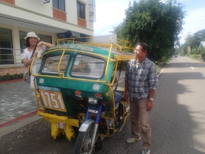 with Manong Tricycle driver